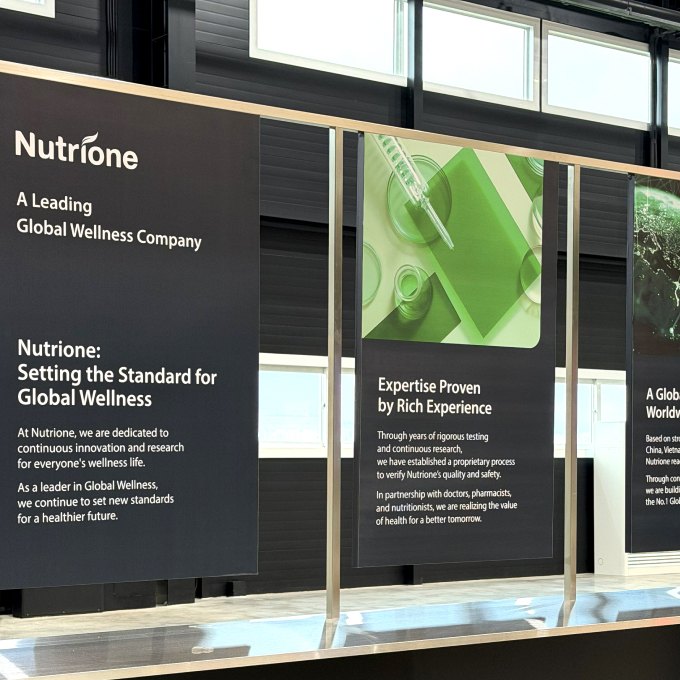Nutrione brand panel at the WellLink Studio