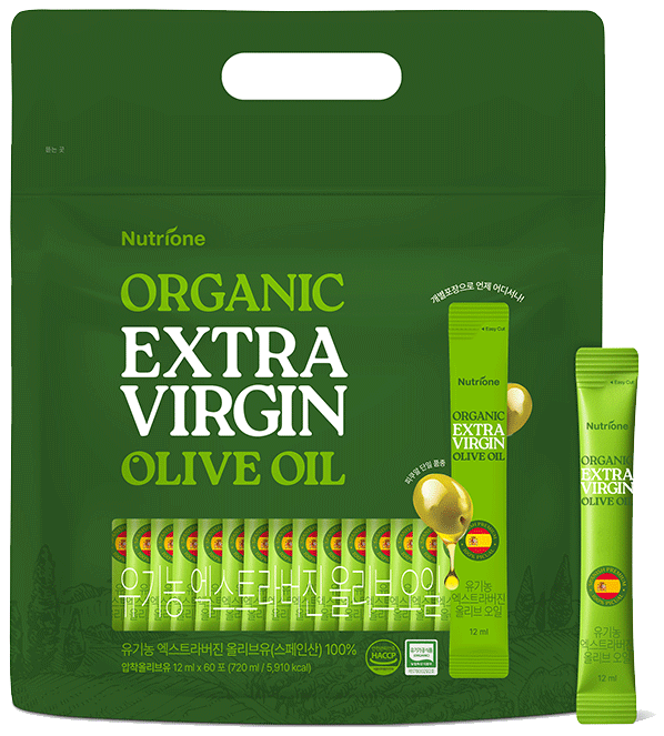 Nutrione organic extra virgin olive oil sticks, green pouch